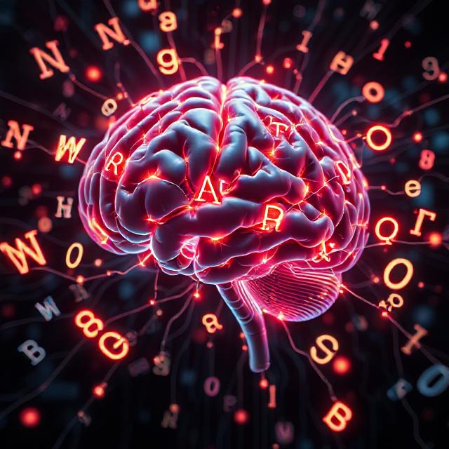 Sleek digital collage of five futuristic AI language learning apps with holographic icons above a smartphone and laptop, set in a bright modern workspace with glowing multilingual characters.